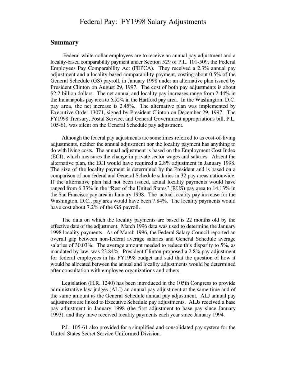[19980108]97-232GOV_联邦工资：1998财年工资调整.pdf_第3页
