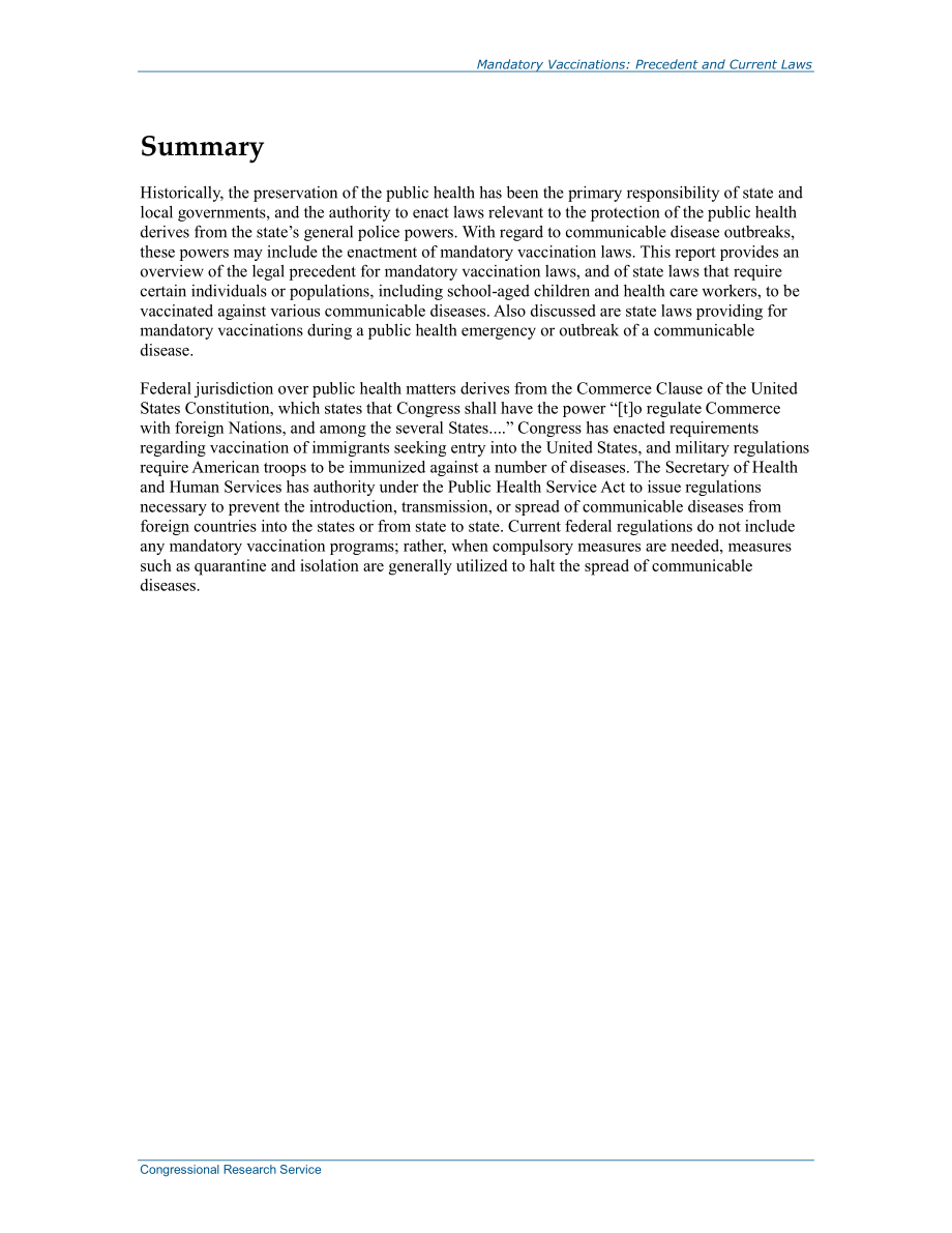 [20140521]RS21414_强制接种：先例和现行法律.pdf_第2页