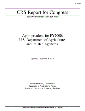 [19991206]RL30201_2000财年拨款：美国农业部及相关机构.pdf