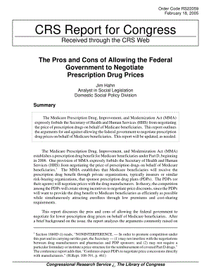 [20050218]RS22059_允许联邦政府谈判处方药价格的利弊.pdf
