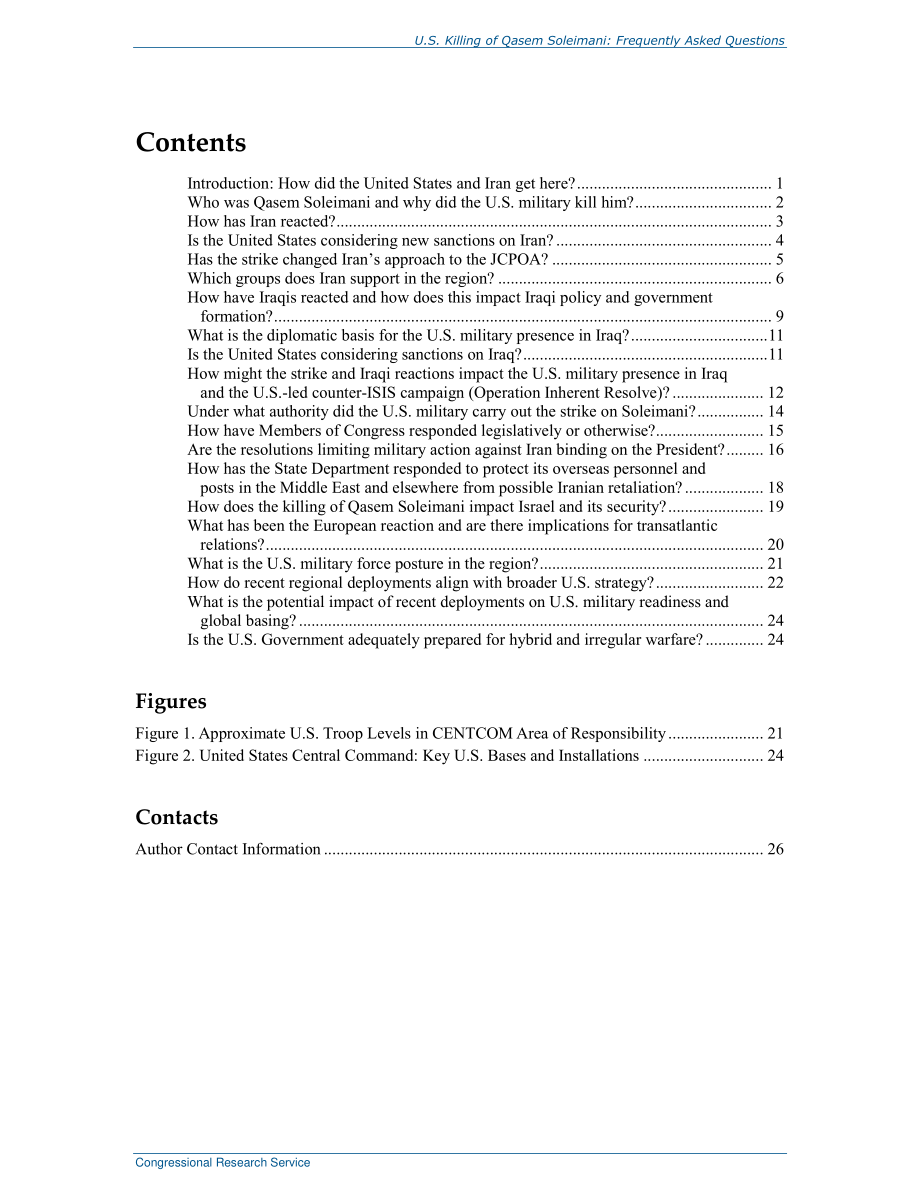 [20200113]R46148_美国杀害卡西姆·索莱马尼：常见问题解答.pdf_第3页