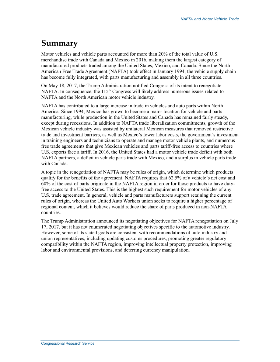 [20170728]R44907_北美自由贸易协定与机动车贸易.pdf_第2页