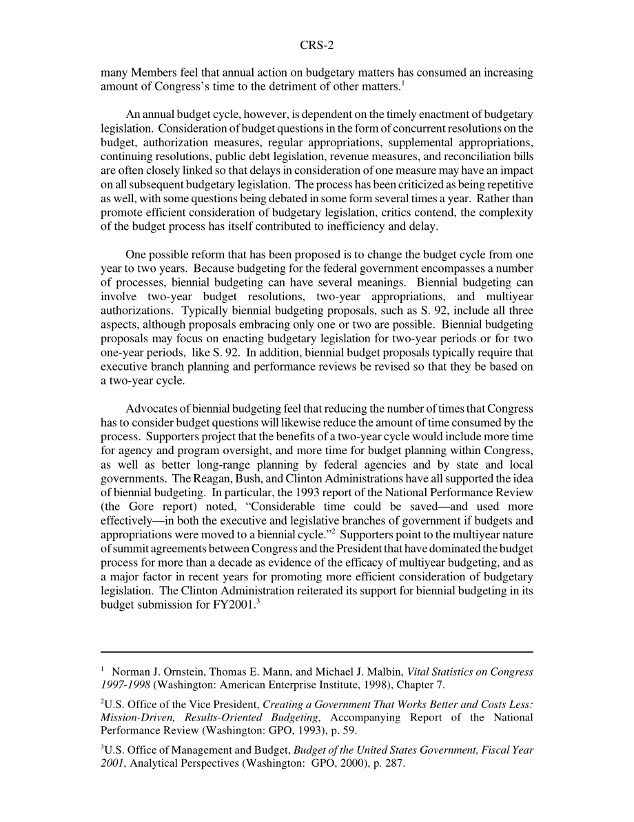[20000504]RS20168_两年期预算编制：第106届国会的背景和立法历史.pdf_第2页