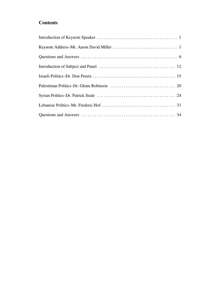 [20001213]RL30766_中东：国内政治与和平进程——CRS研讨会记录.pdf_第3页