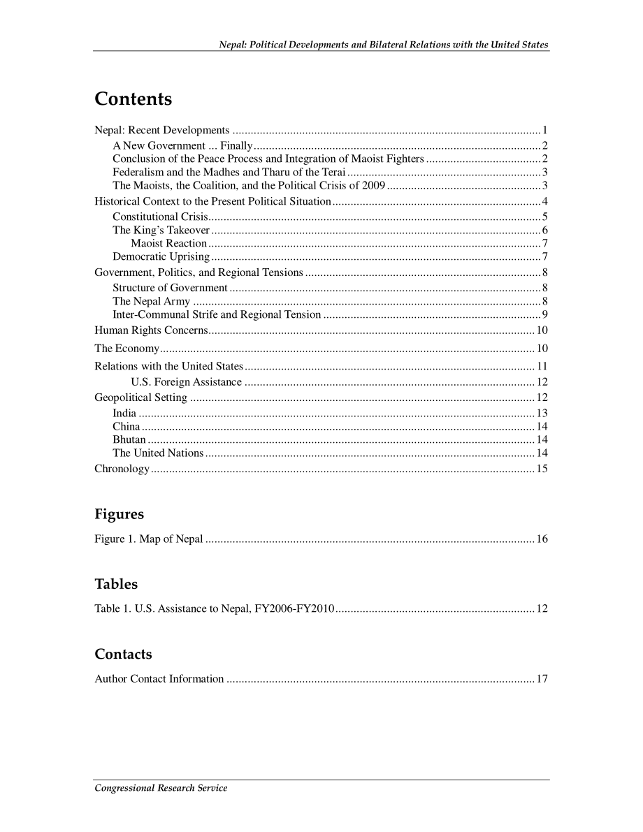 [20110407]RL34731_尼泊尔：政治发展和与美国的双边关系.pdf_第3页