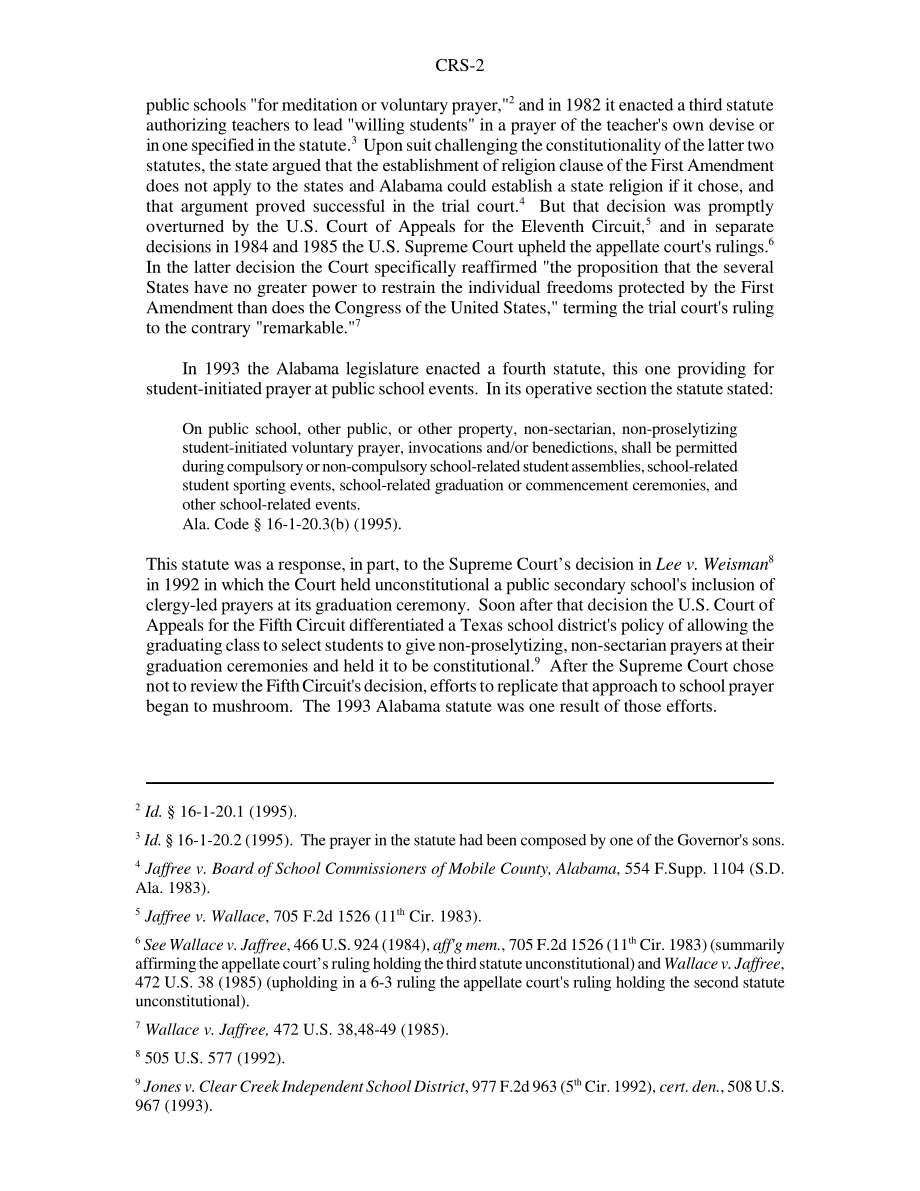 [20010625]98-523_阿拉巴马州学校祈祷案：钱德勒诉西格曼.pdf_第2页