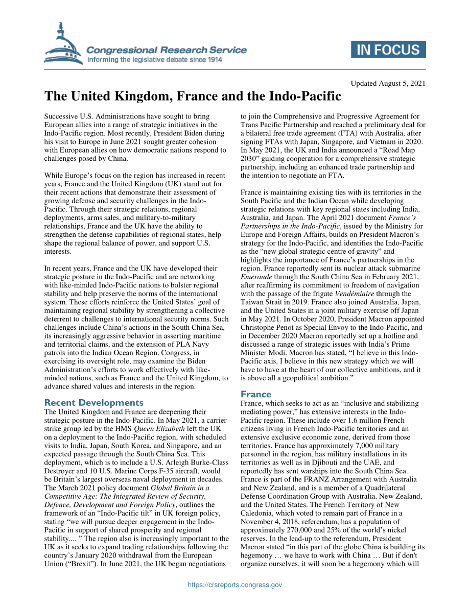 [20210805]IF11052_英国、法国和印度-太平洋.pdf_第1页