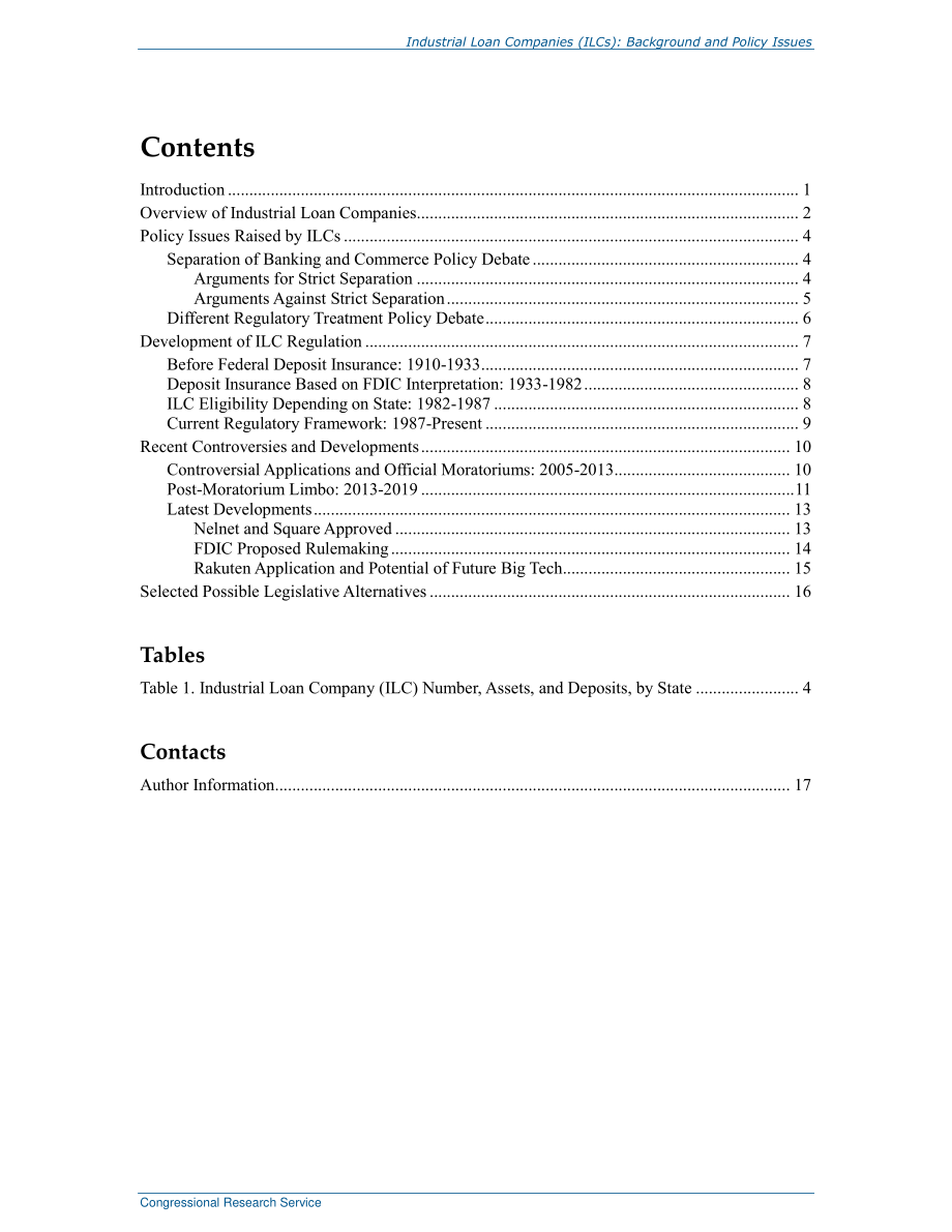 [20200909]R46489_工业贷款公司（ILC）：背景和政策问题.pdf_第3页