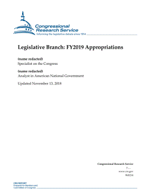 [20181113]R45214_立法部门：2019财年拨款.pdf