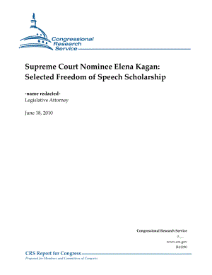 [20100618]R41290_最高法院提名人Elena Kagan：言论自由精选奖学金 .pdf