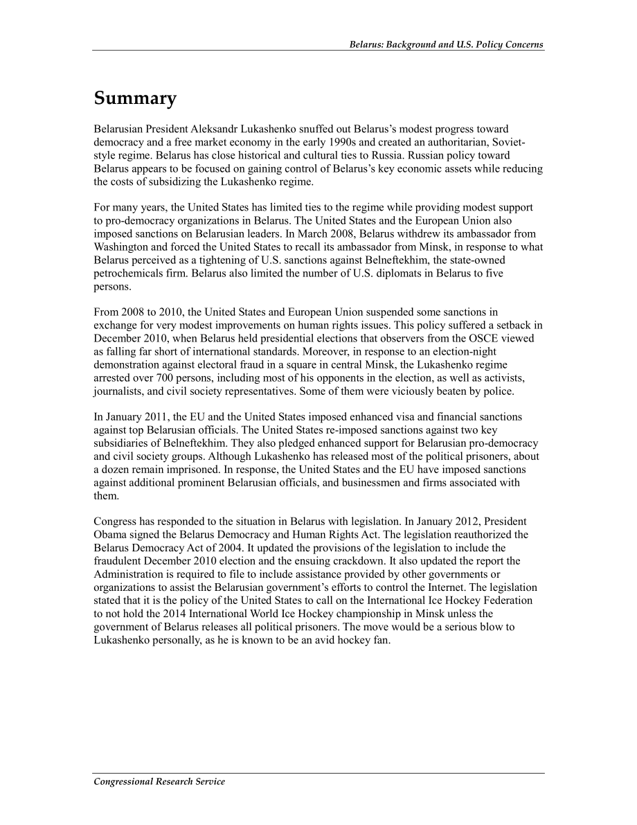[20130212]RL32534_白俄罗斯：背景和美国政策关注点.pdf_第2页