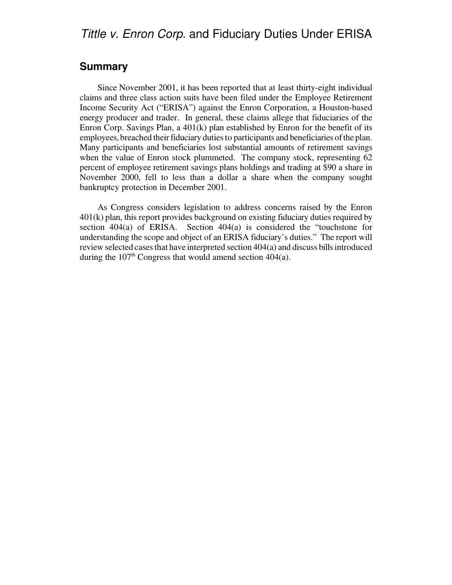 [20020429]RL31282_Title诉安然公司和ERISA下的信托责任.pdf_第2页
