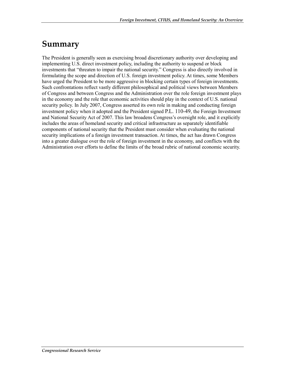 [20130329]RS22863_外国投资、外国投资委员会和国土安全：概述.pdf_第2页