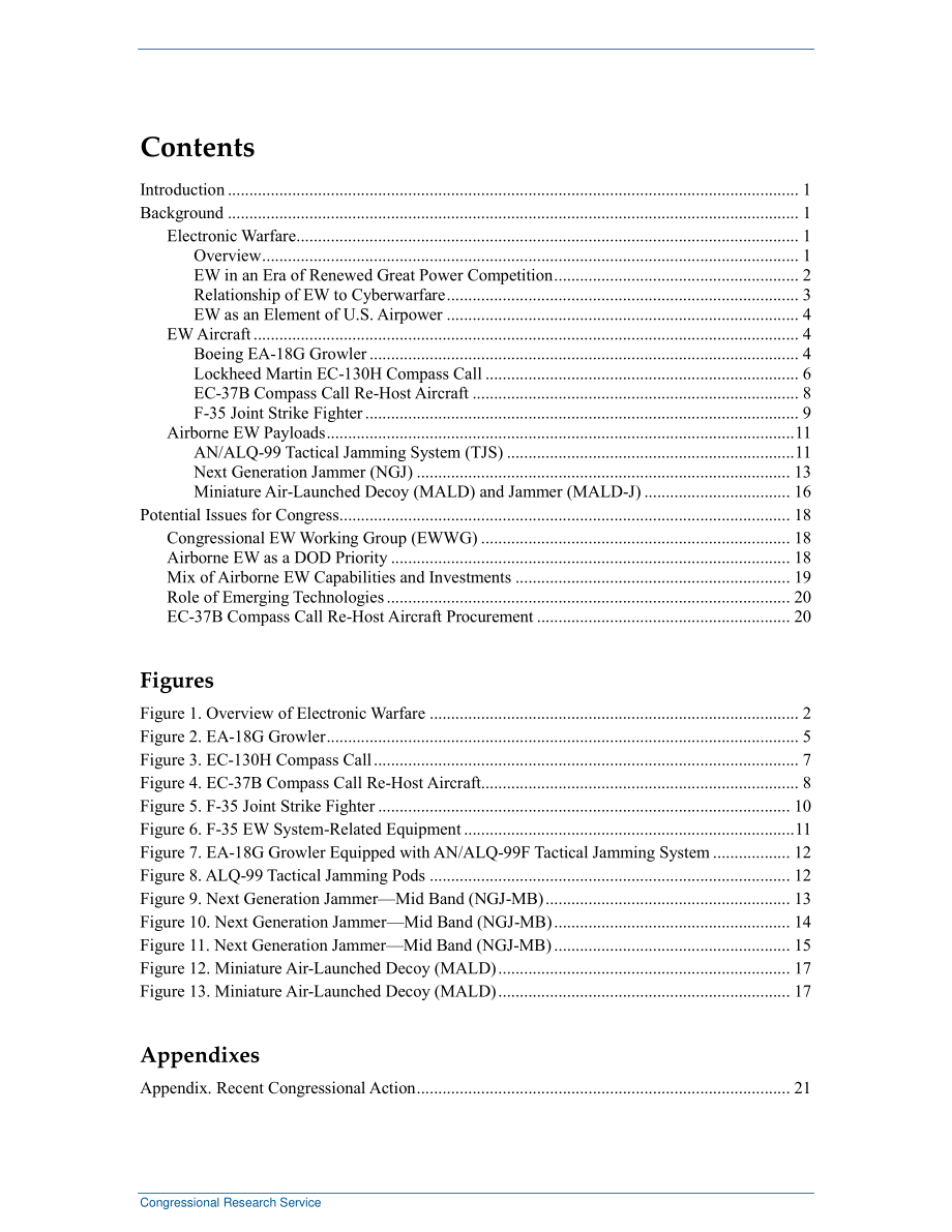 [20190514]R44572_美国空中电子攻击计划：国会背景和议题.pdf_第3页