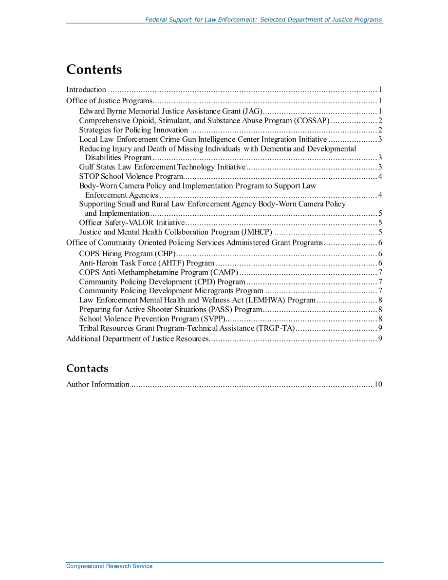 [20210205]R46671_联邦执法支持：选定的司法部项目.pdf_第3页