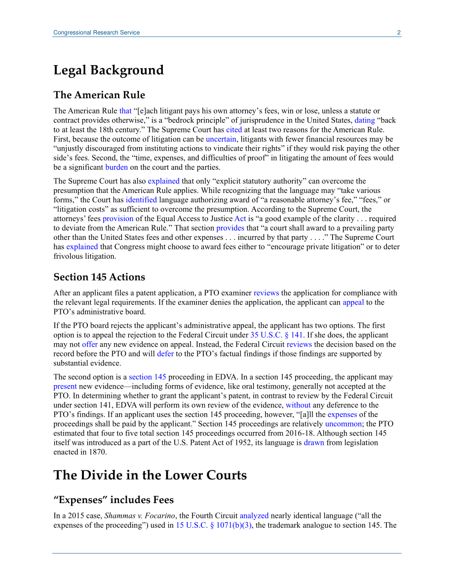 [20191211]LSB10348_收费与否：最高法院将考虑专利纠纷中的律师费.pdf_第2页