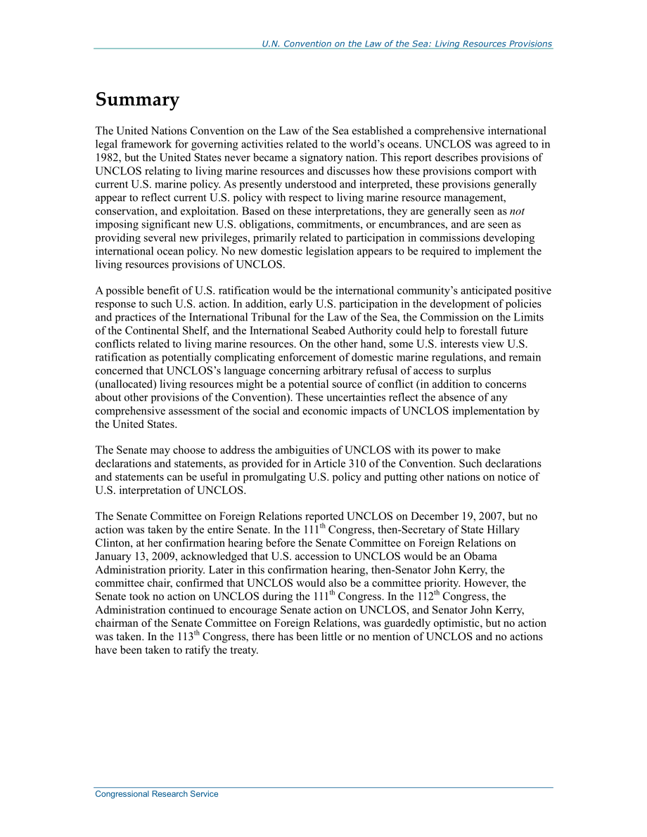 [20140211]RL32185_N《海洋法公约》：生物资源规定.pdf_第2页