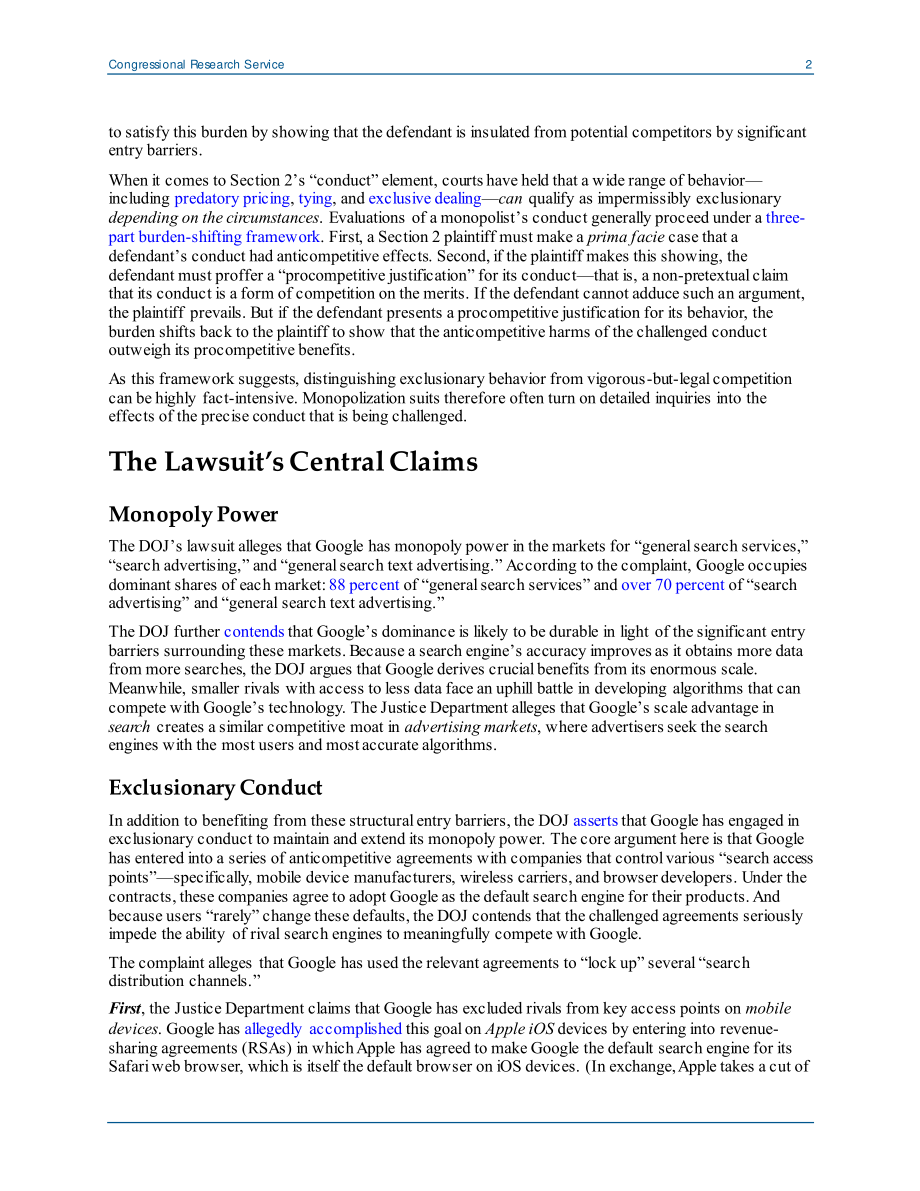 [20201023]LSB10544_谷歌反垄断诉讼：初步观察结果.pdf_第2页