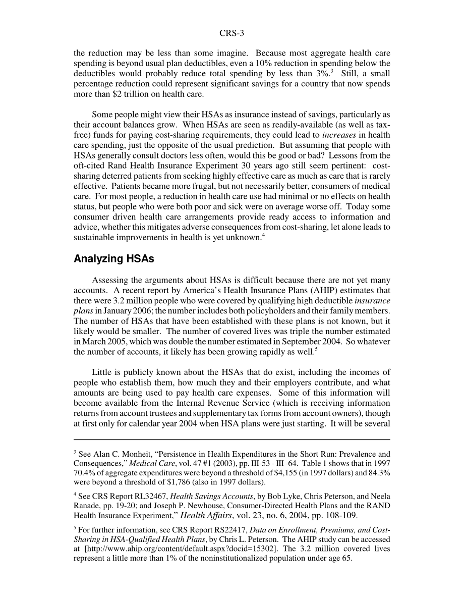[20060505]RS22437_健康储蓄账户：当前的一些政策问题.pdf_第3页