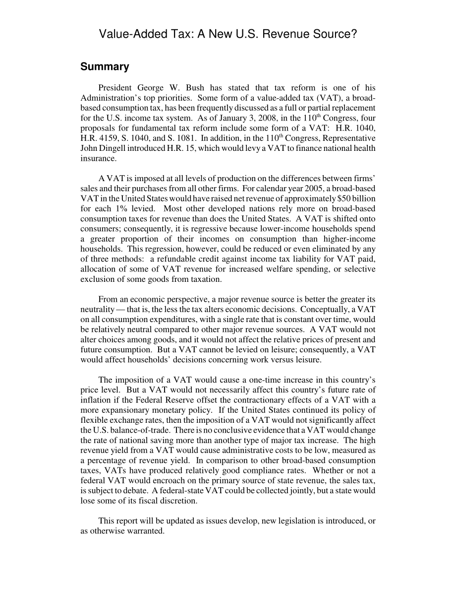 [20080103]RL33619_增值税：美国新的收入来源？.pdf_第2页