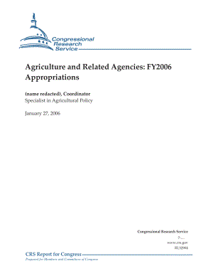 [20060127]RL32904_农业和相关机构：2006财年拨款.pdf
