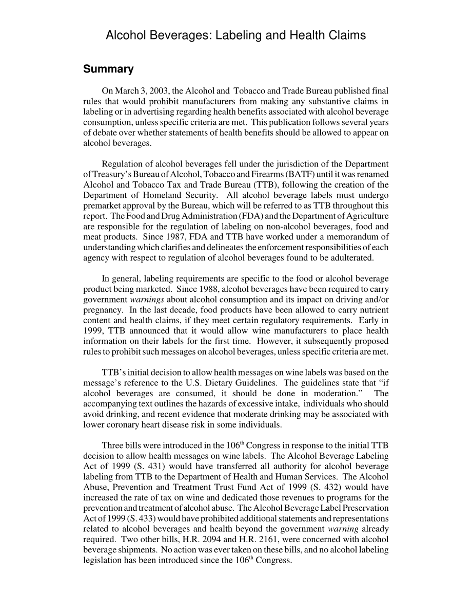 [20030410]RL30523_酒精饮料：标签和健康声明.pdf_第2页