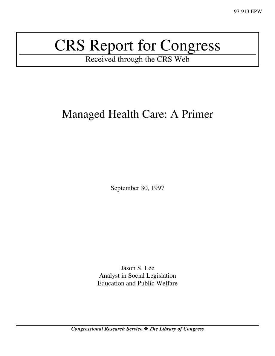 [19970930]97-913EPW_管理式医疗：基础.pdf_第1页