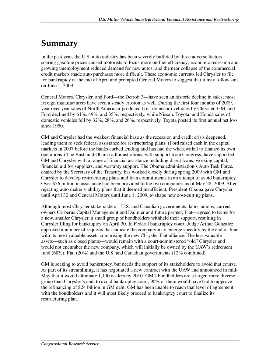 [20090529]R40003_美国机动车行业：联邦财政援助和重组.pdf_第2页