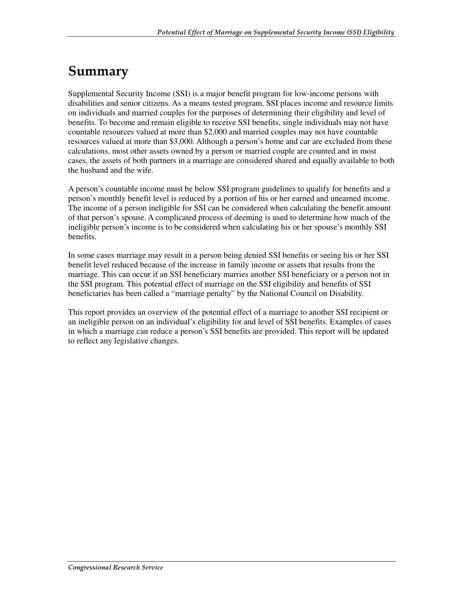 [20080130]RL33675_婚姻对补充保障收入（SSI）资格和福利的潜在影响.pdf_第2页