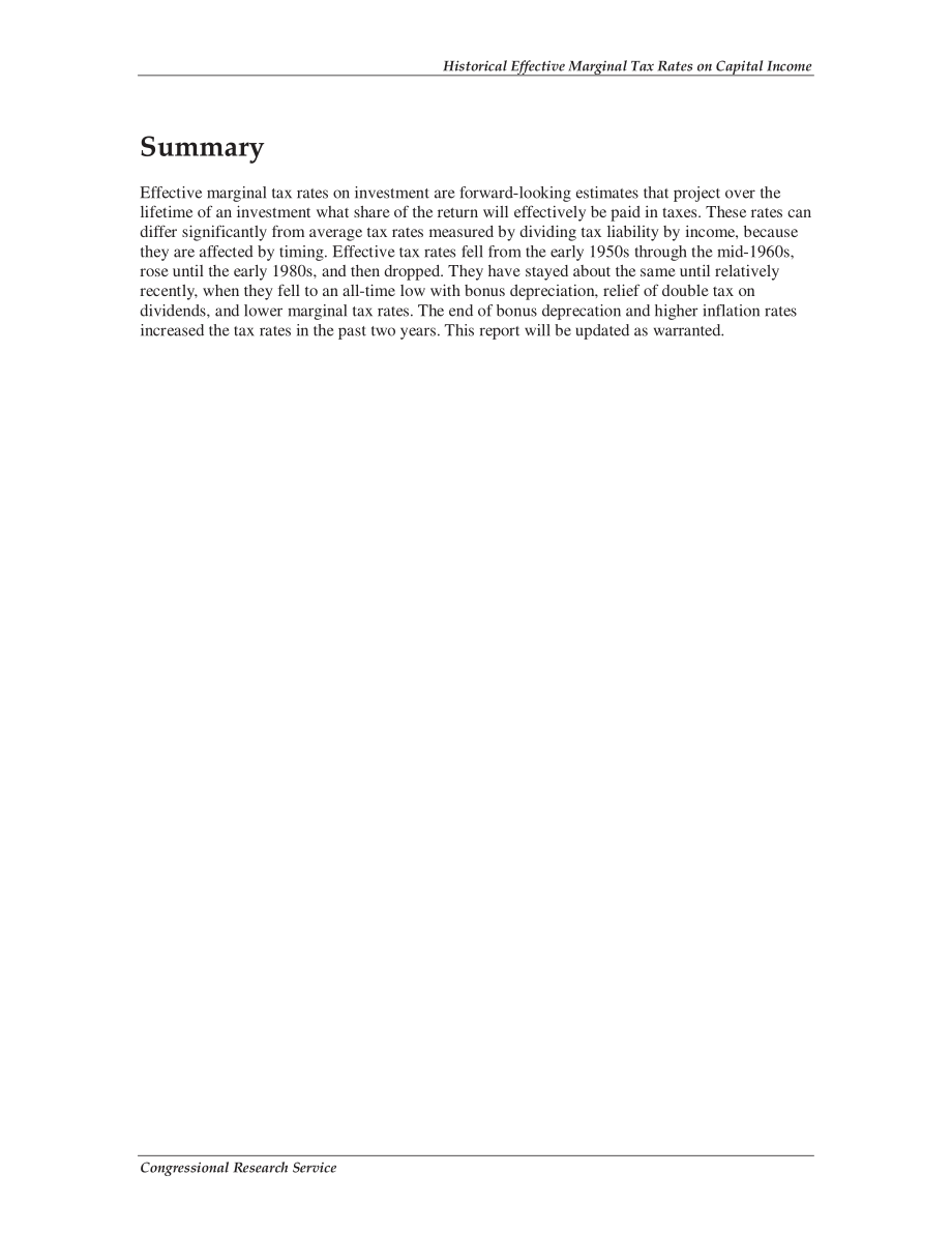 [20061124]RS21706_资本收入的历史有效边际税率.pdf_第2页