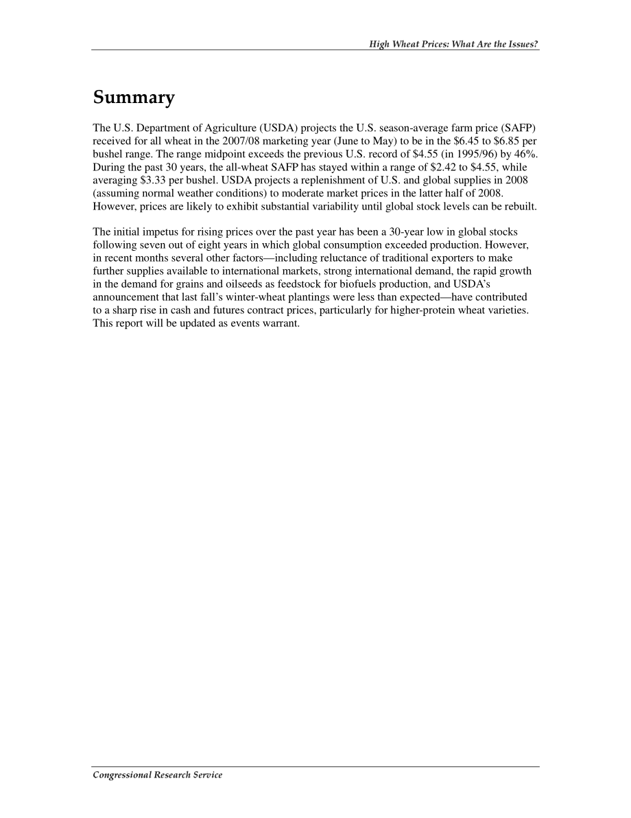 [20080229]RS22824_小麦价格高：问题是什么？.pdf_第2页