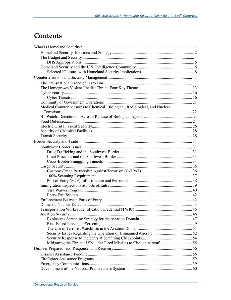 [20150519]R44041_第114届国会国土安全政策中的若干问题.pdf_第3页