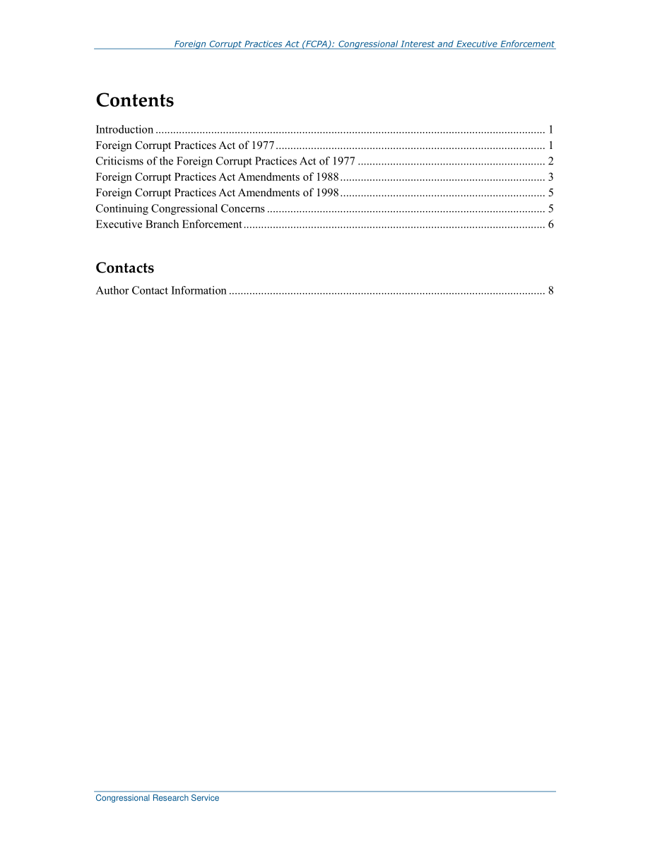 [20160315]R41466_《反海外腐败法》（FCPA）：简言之国会利益和行政执法.pdf_第3页
