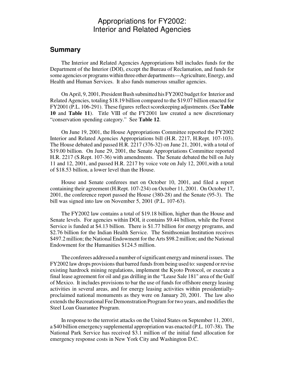 [20020201]RL31006_2002财年拨款：内部和相关机构.pdf_第3页