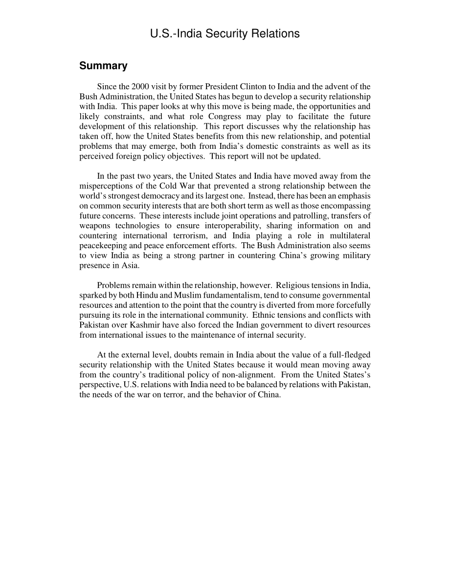 [20021122]RL31644_美印安全关系.pdf_第2页