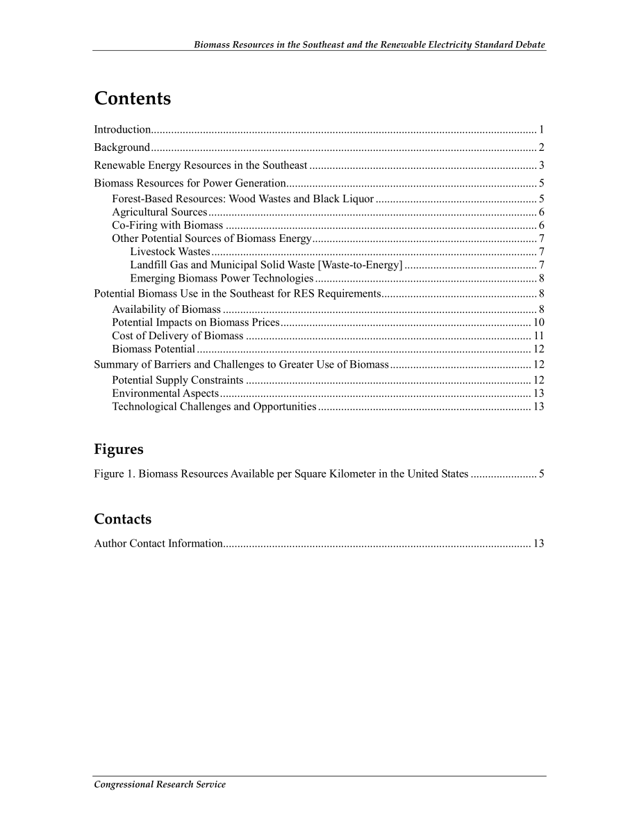 [20090504]R40565_生物质资源：美国东南部与可再生能源电力标准之争.pdf_第3页