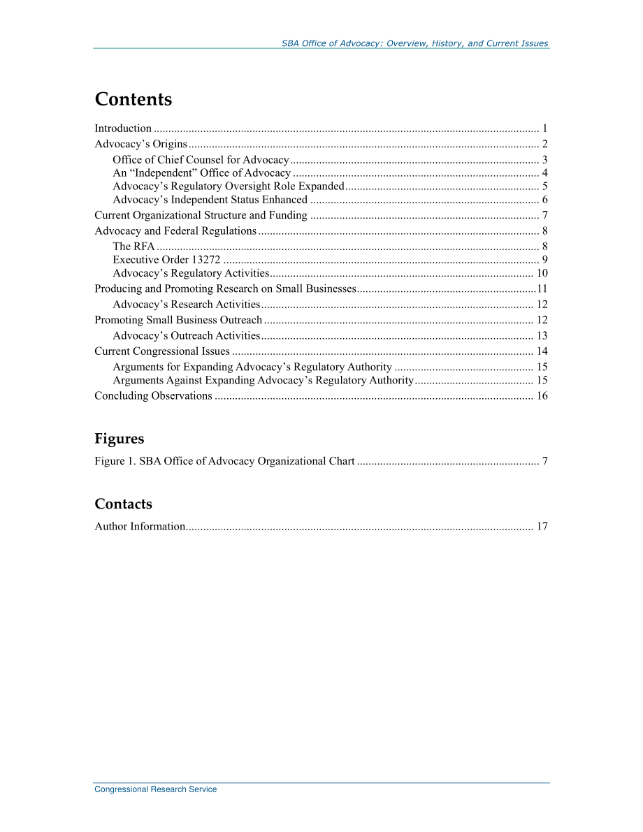 [20220330]R43625_SBA倡导办公室：概述、历史和当前问题.pdf_第3页