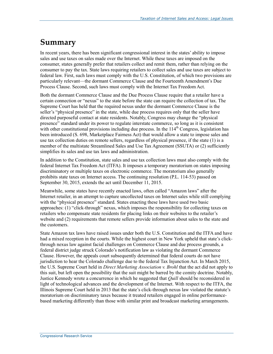 [20151001]R43800_互联网销售和接入税：法律问题.pdf_第2页