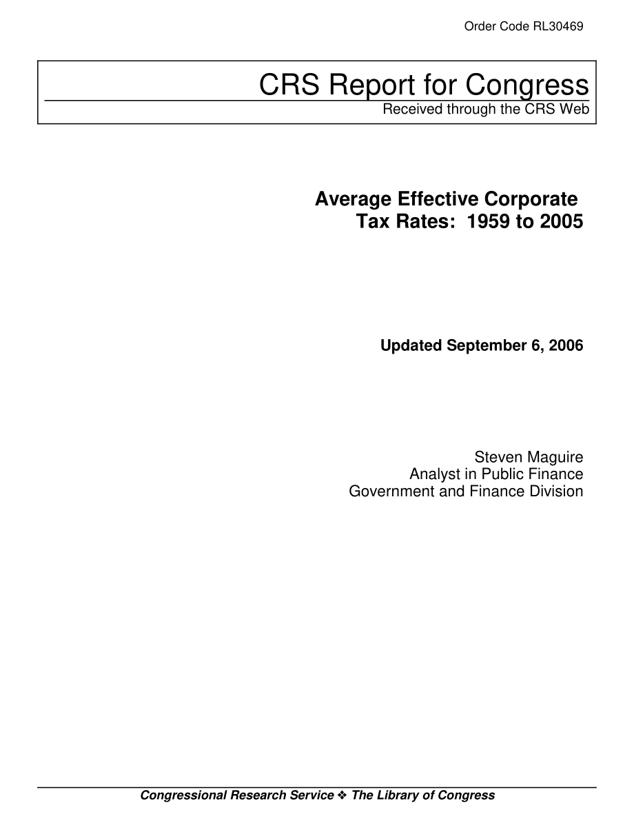 [20060906]RL30469_平均有效公司税率：1959年至2005年.pdf_第1页
