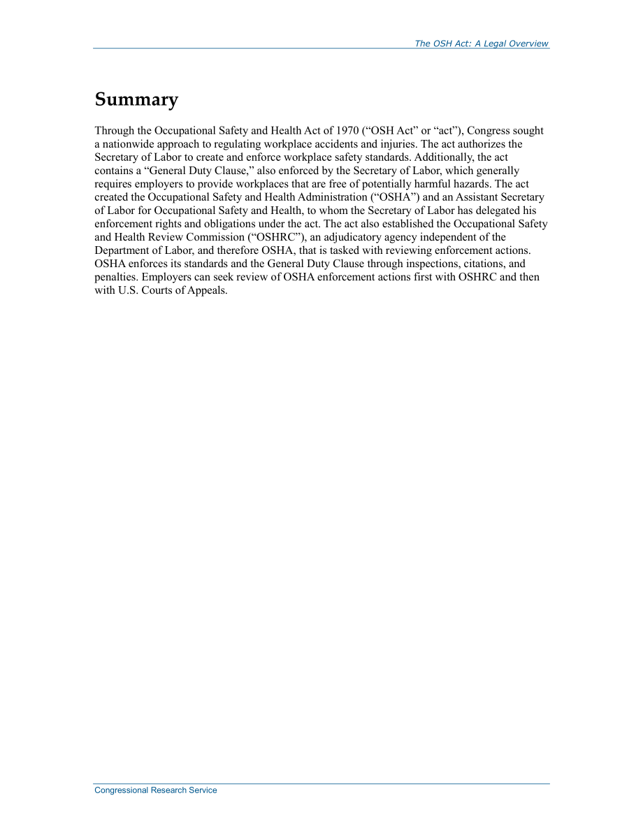[20150122]R43768_OSH法案：法律概述.pdf_第2页