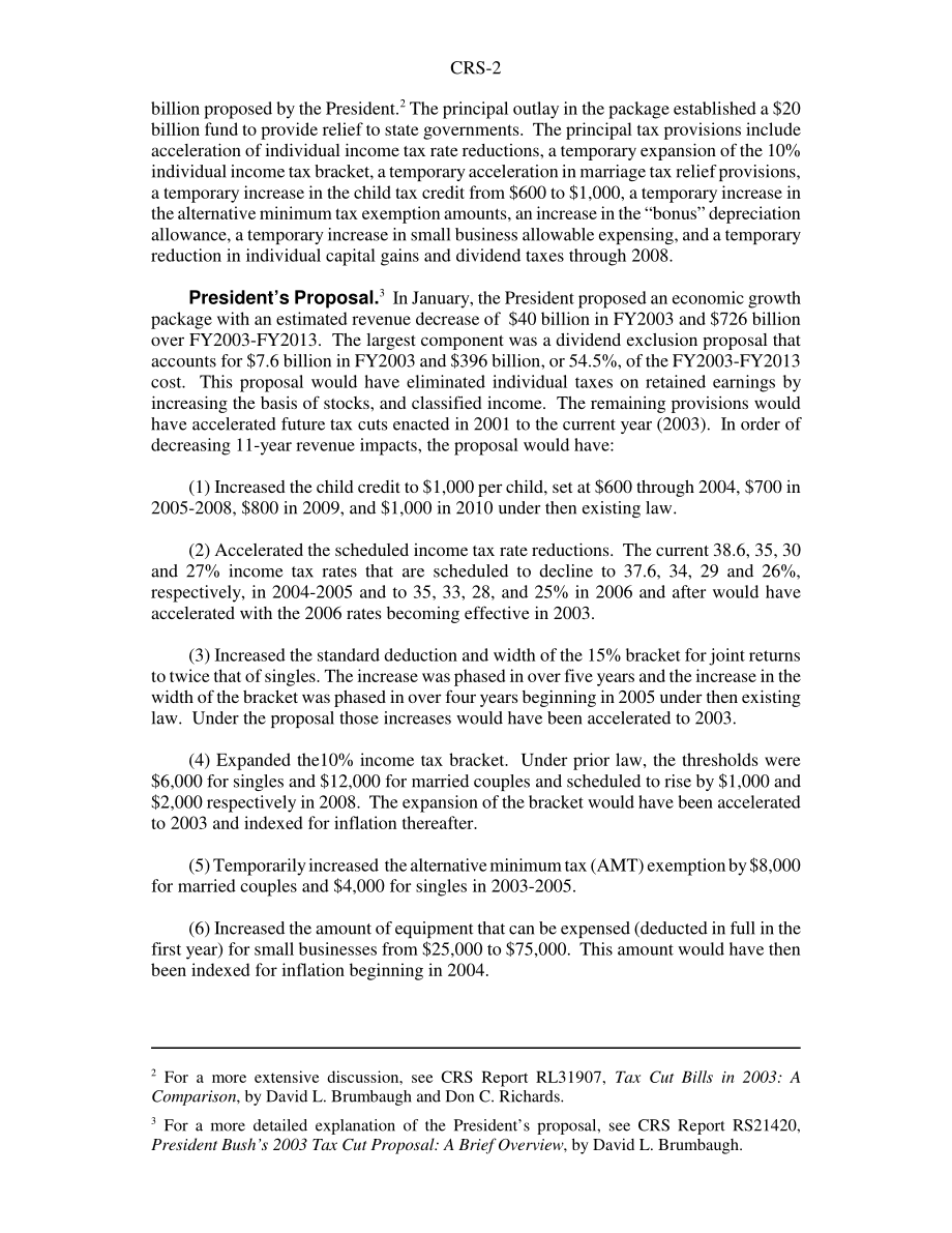 [20040212]RS21386_第108届国会的税收活动：概述.pdf_第2页