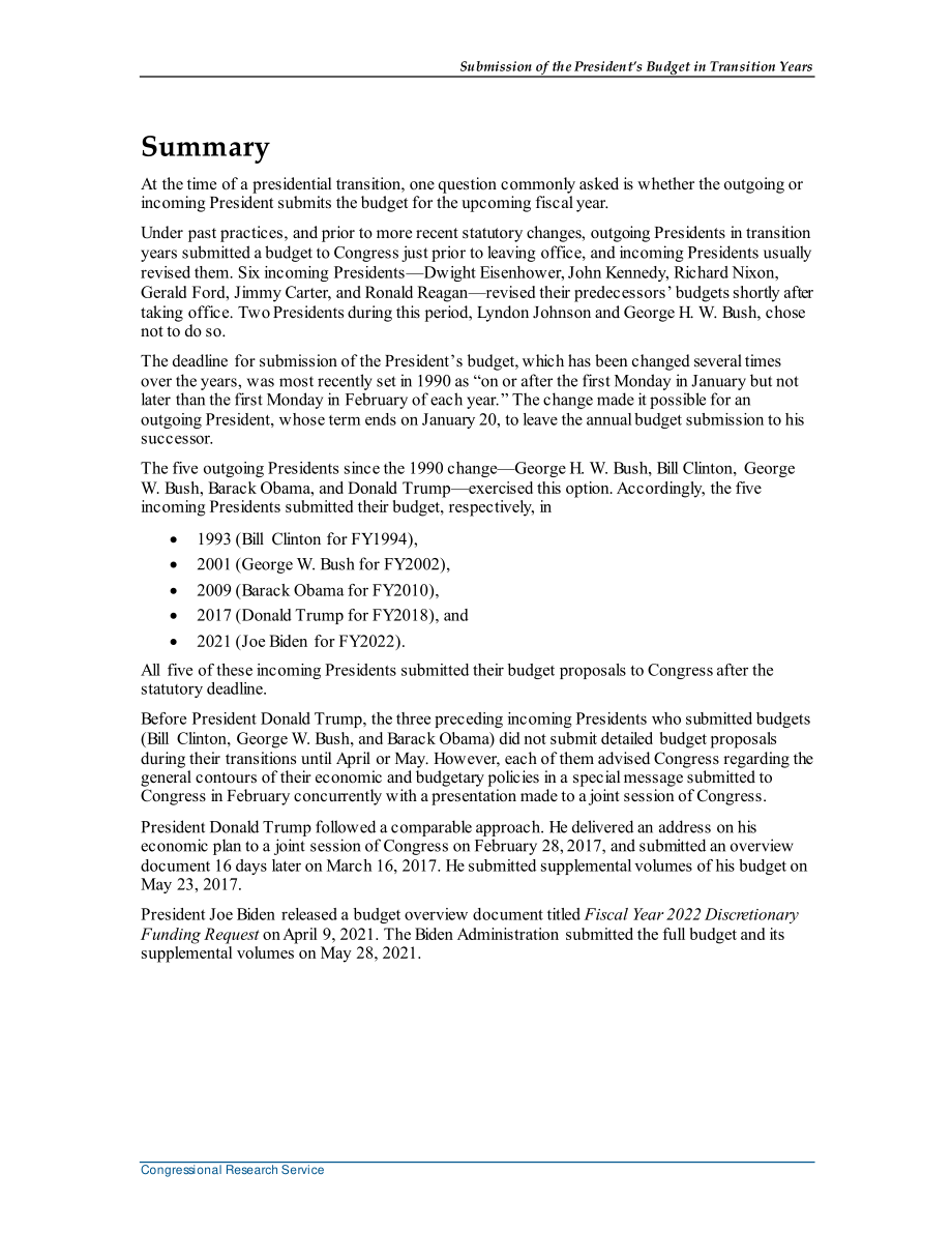 [20210728]RS20752_在过渡年提交总统预算.pdf_第2页