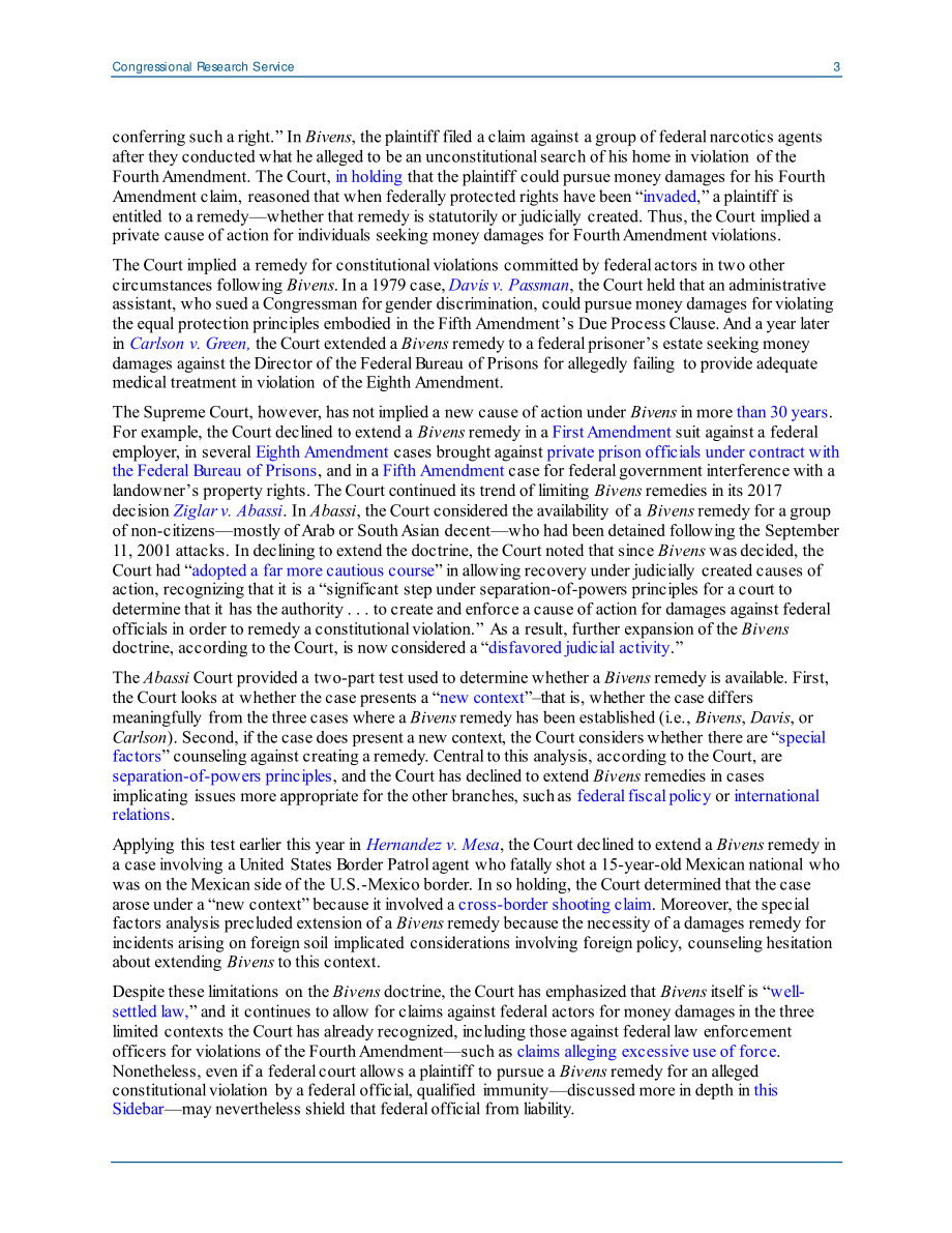 [20200624]LSB10500_规范联邦执法：国会考虑事项.pdf_第3页