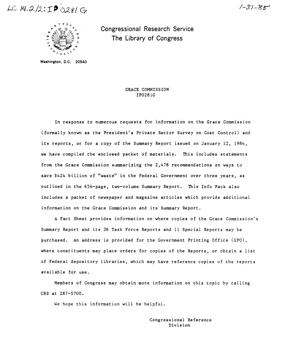 [19840101]IP0281G_格雷斯委员会.pdf_第1页