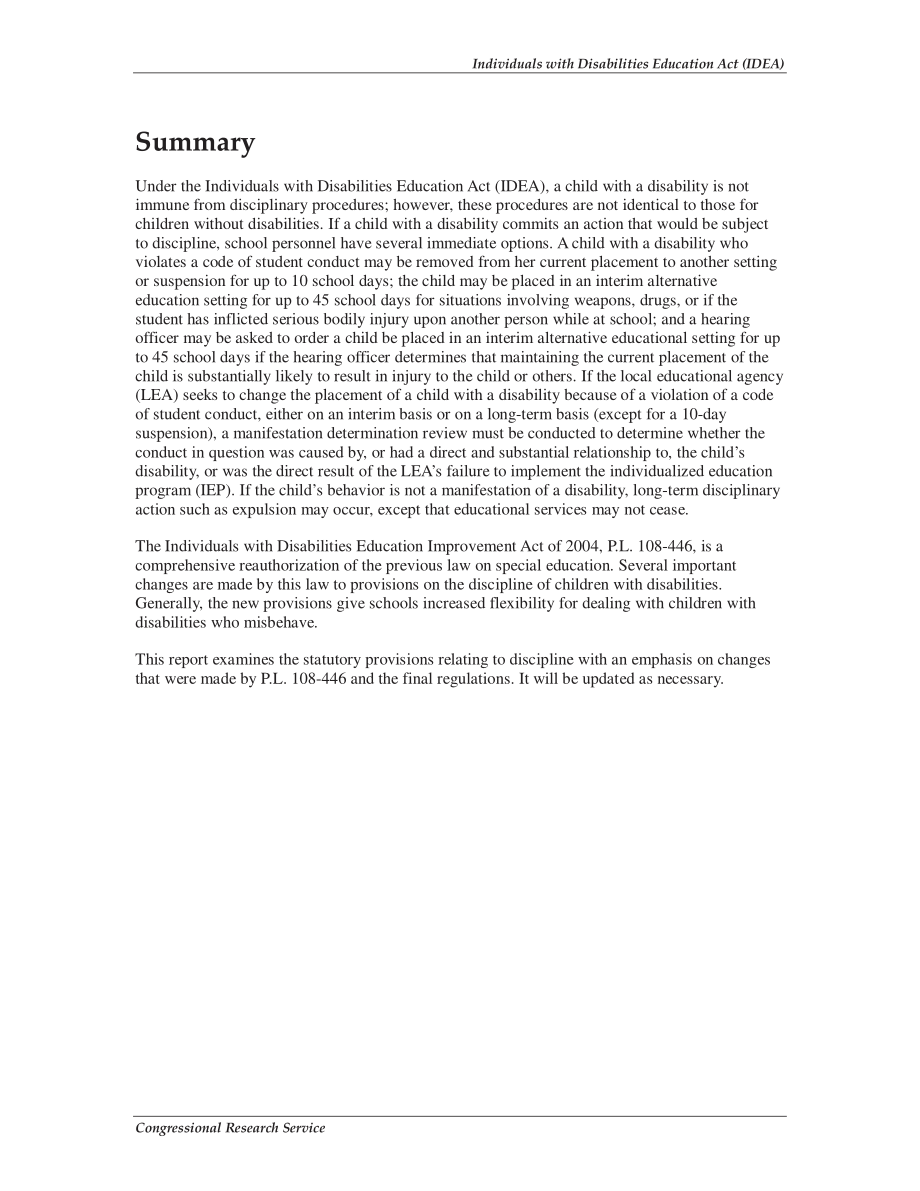 [20061003]RL32753_《残疾人教育法》（IDEA）：P.L.中的纪律规定108-446.pdf_第2页