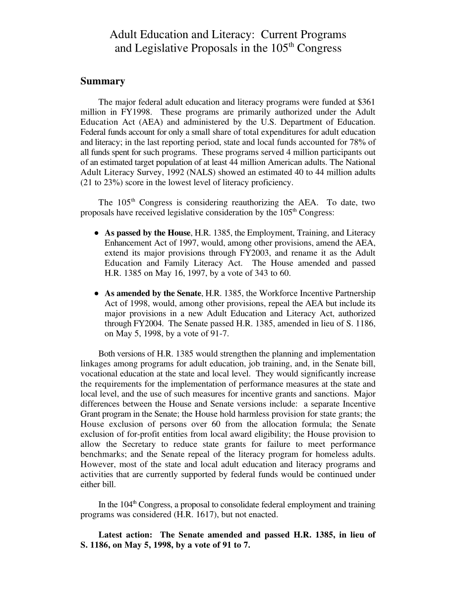 [19980617]97-534EPW_成人教育和识字：第105届国会的当前计划和立法提案.pdf_第3页