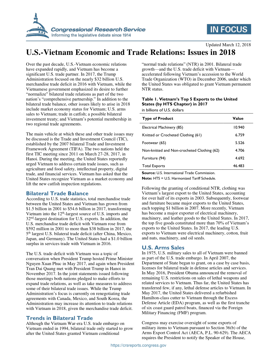 [20180312]IF10798_美越经贸关系：2018年发行.pdf_第1页