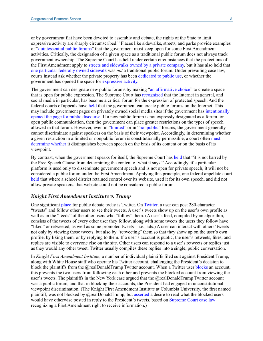 [20190709]LSB10141_更新时间：人行道、街道和推特：推特是公共论坛吗？.pdf_第2页