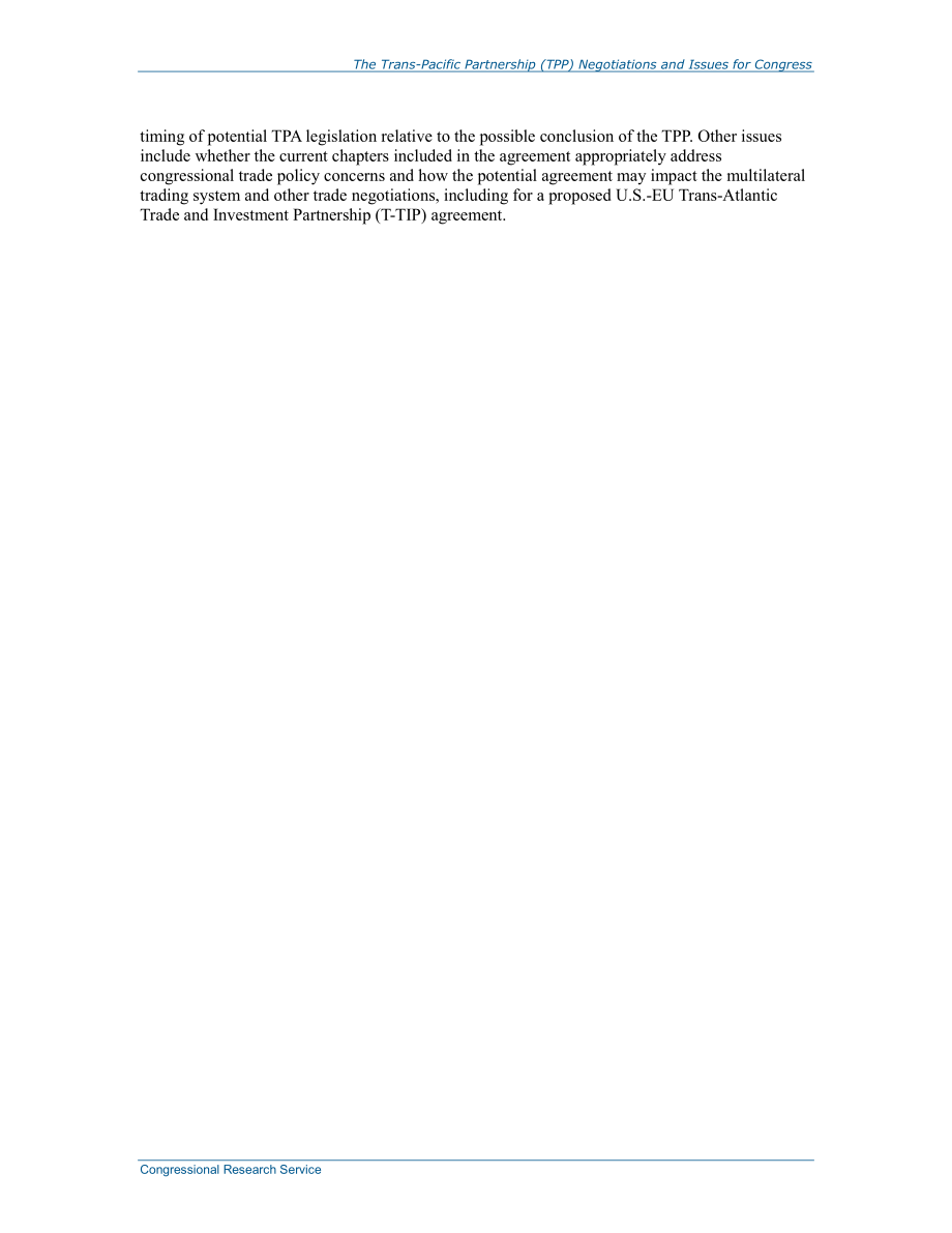 [20150320]R42694_跨太平洋伙伴关系（TPP）谈判和国会议题.pdf_第3页