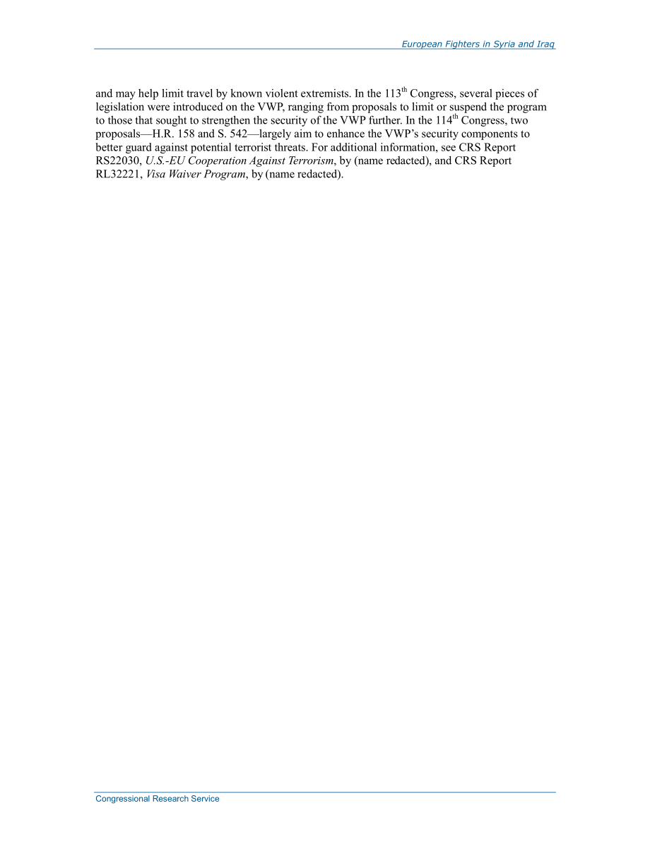 [20150427]R44003_驻叙利亚和伊拉克的欧洲战士：美国的评估、回应和问题.pdf_第3页